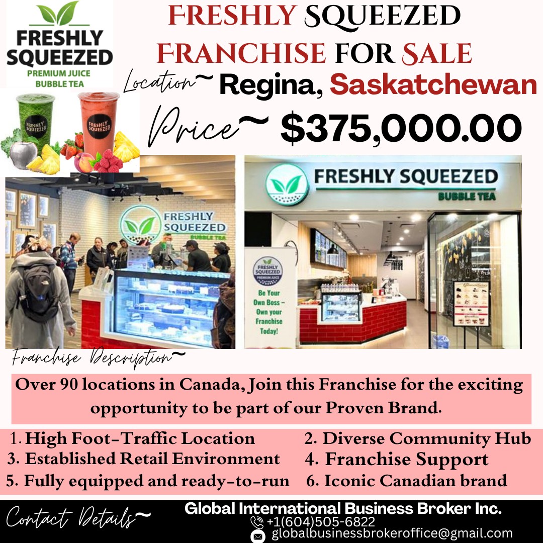 Freshly Squeezed Franchise for Sale 